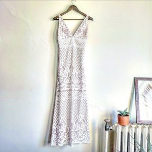 BHLDN Lani Maxi Reception Dress Wedding Dress Sold Out Gown Little White Dress